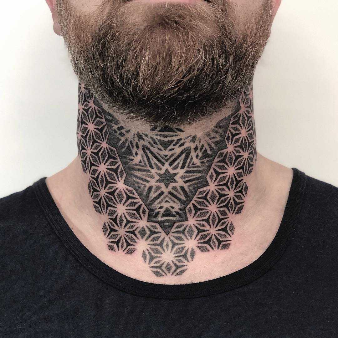 10 Pro Mandala Neck Tattoo Designs To Create Now