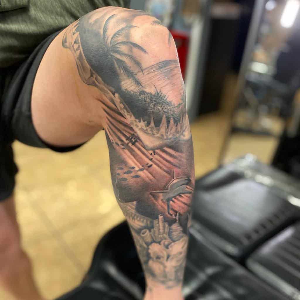 15 Lower Leg Sleeve Tattoo Ideas: Ultimate Design Guide