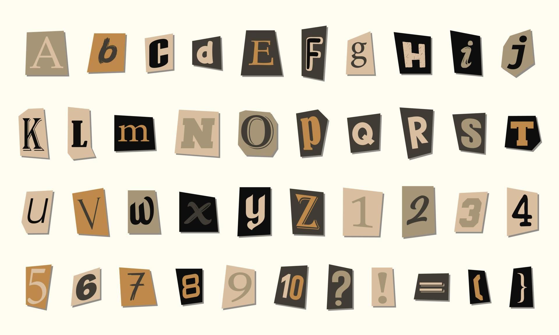 Alphabet Printable Letters