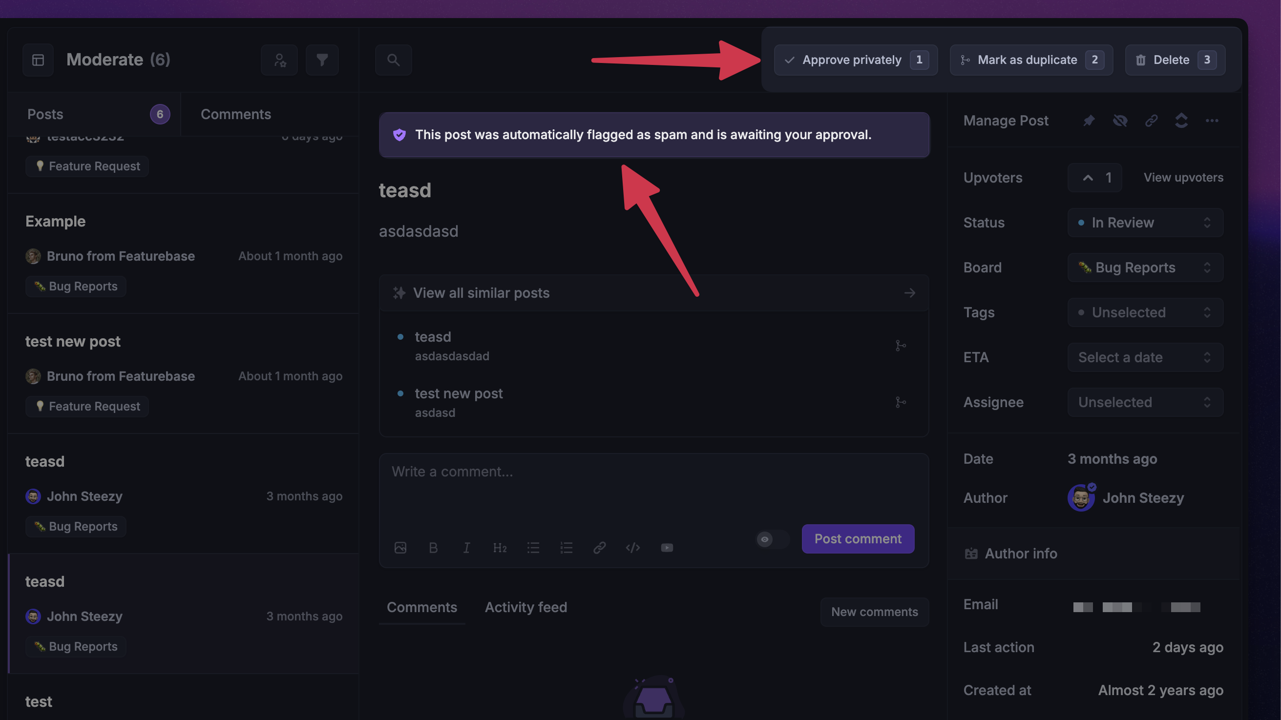 Automatic Spam