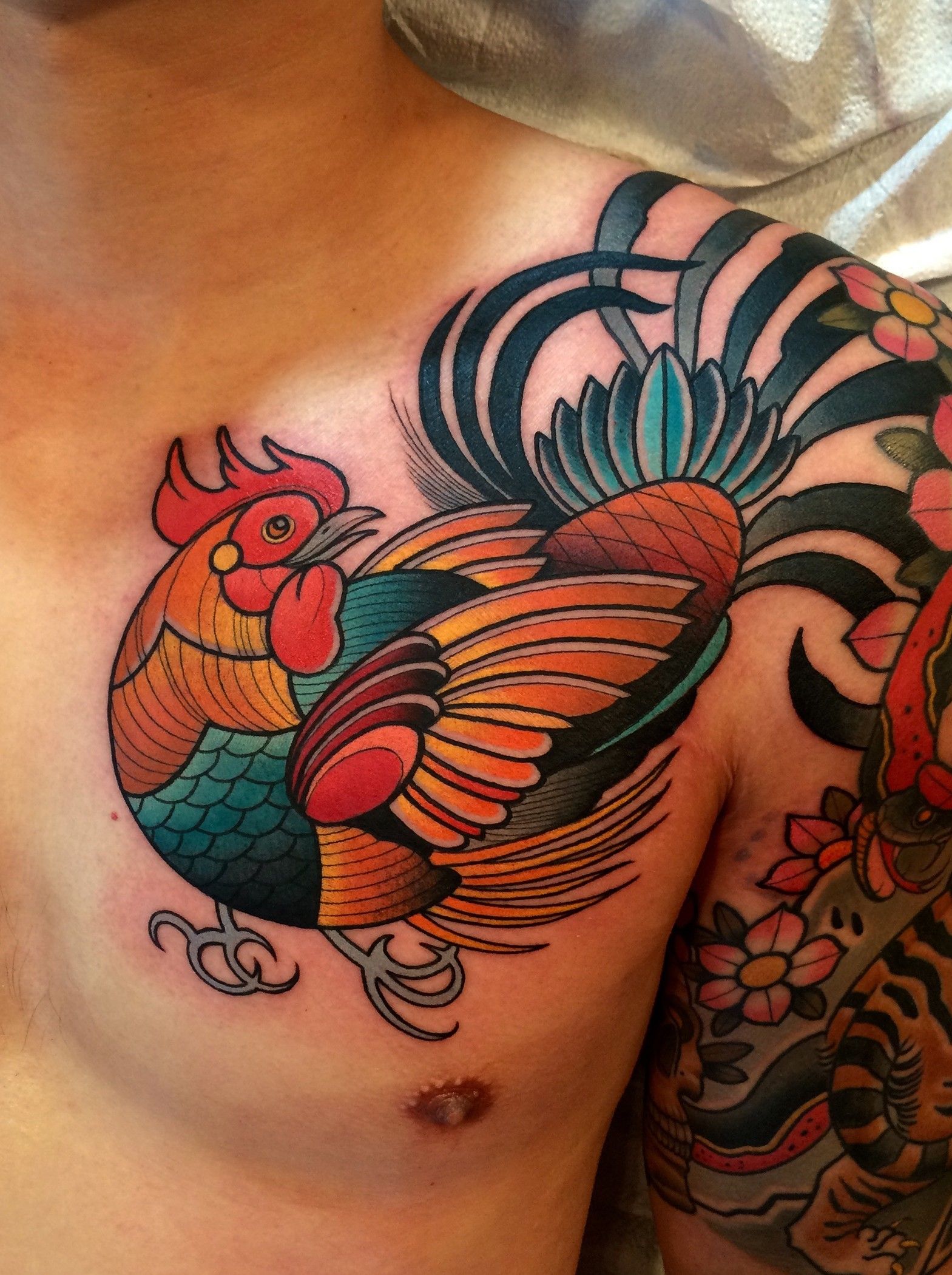 Chickensheart Chicken Tattoo Rooster Tattoo Tattoos Chickensheart Chicken Tattoo Rooster Tattoo Tattoos