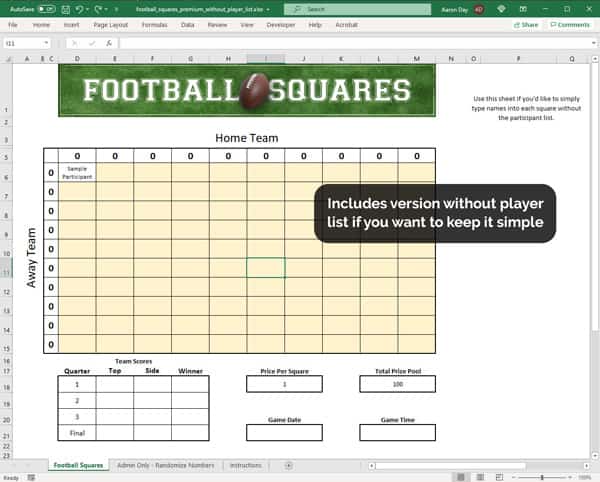 Create Perfect Squares In Excel Now