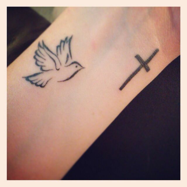 Dove And Cross Tattoo Designs Dove And Cross Tattoo Designs