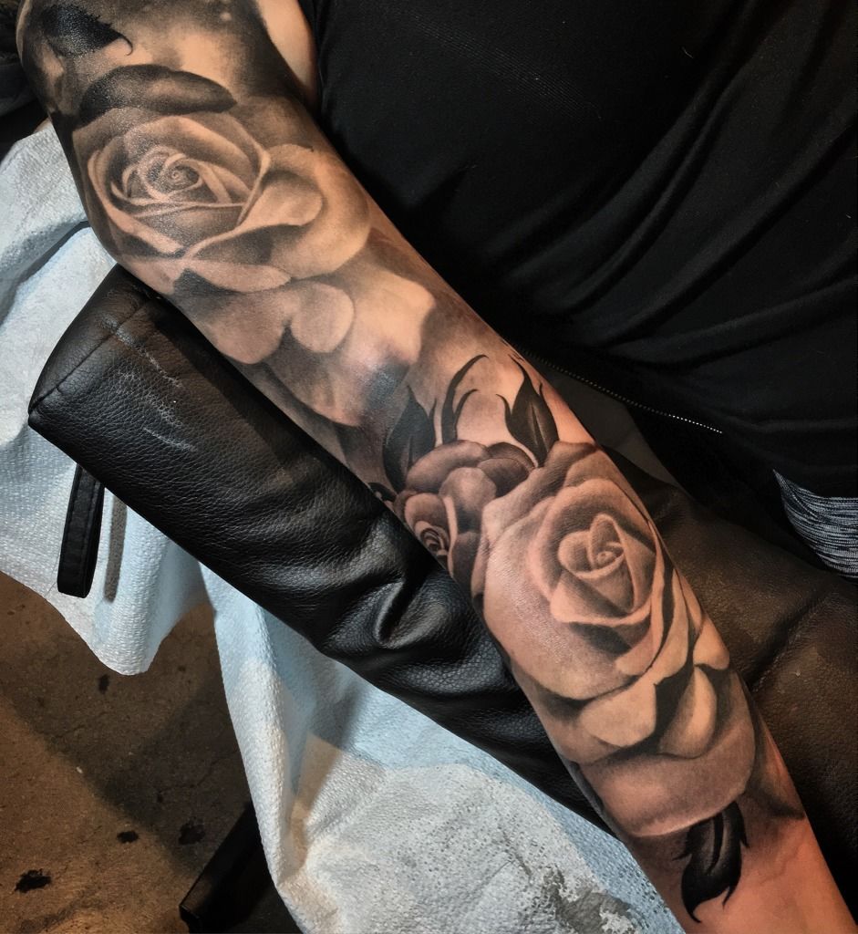 Flowers For Black And Grey Rose Tattoo Sleeve Rose Tattoo Sleeve Flowers For Black And Grey Rose Tattoo Sleeve Rose Tattoo Sleeve