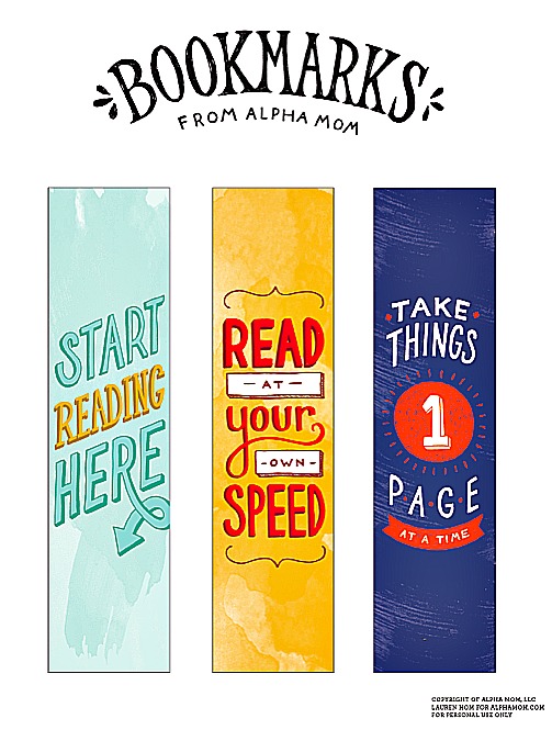 Free Bookmark Printables 24 7 Moms Free Bookmark Printables 24 7 Moms