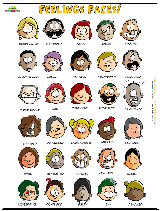 Free Printable Emotion Faces Free Printable Emotion Faces