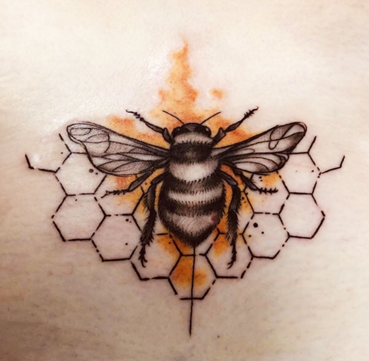 Honey Bee Tattoo Honey Bee Tattoo
