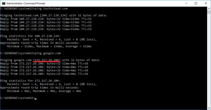 How To Find The Ip Address Of A Website Using Command Prompt How To Find The Ip Address Of A Website Using Command Prompt