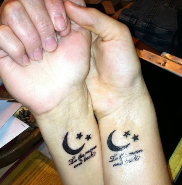 Matching Tattoos Mother And Daughter