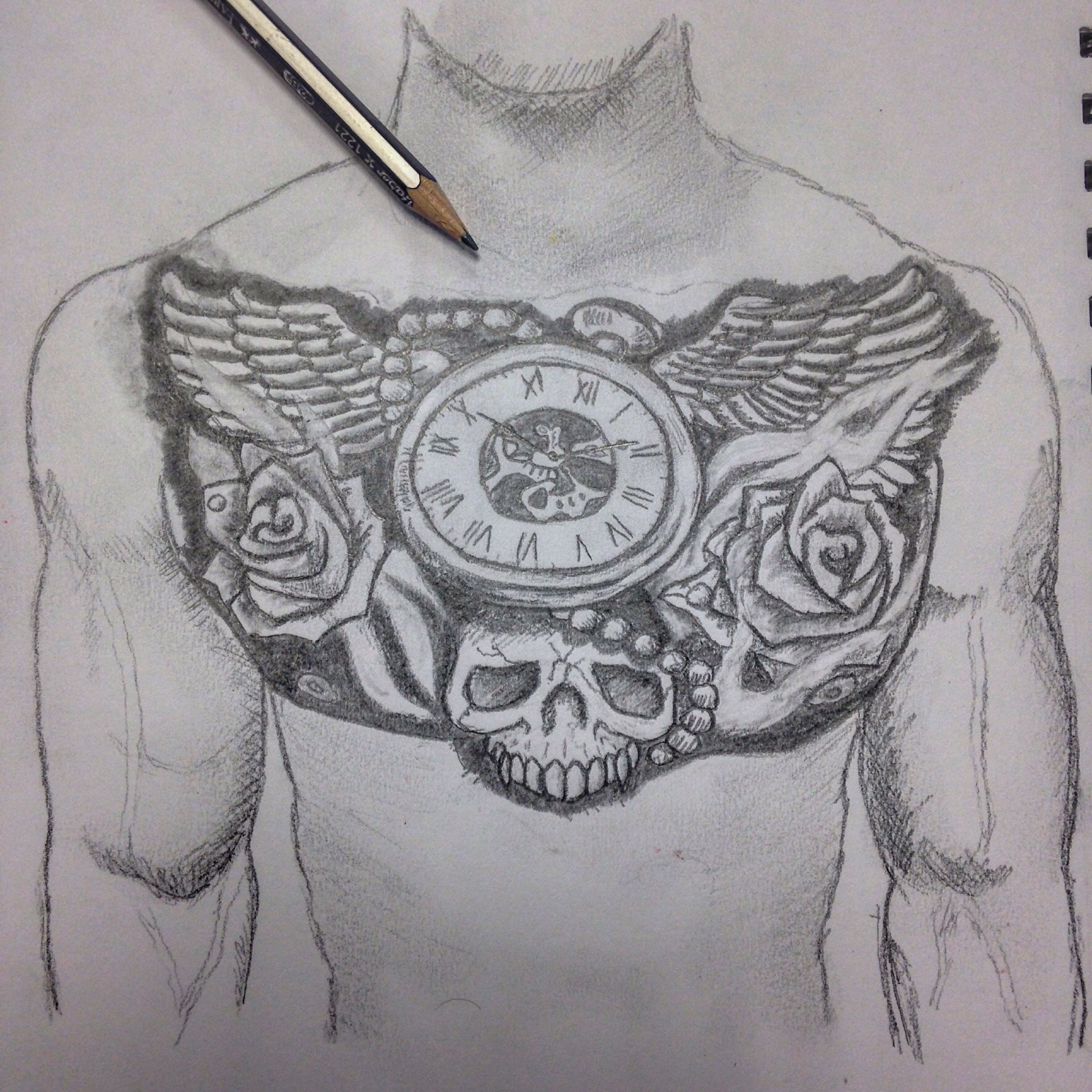 Pencil Tattoo Sketch Pencil Tattoo Sketch