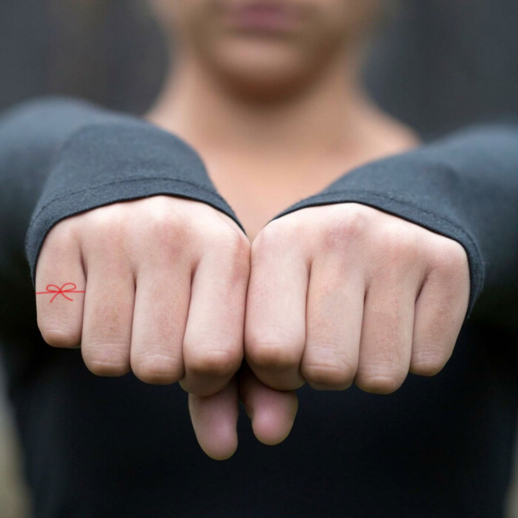 Red String Of Fate Tattoo Ideas Red String Of Fate Tattoo Ideas
