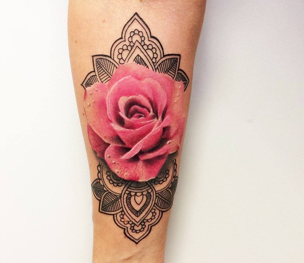 Rose Tattoo Pink
