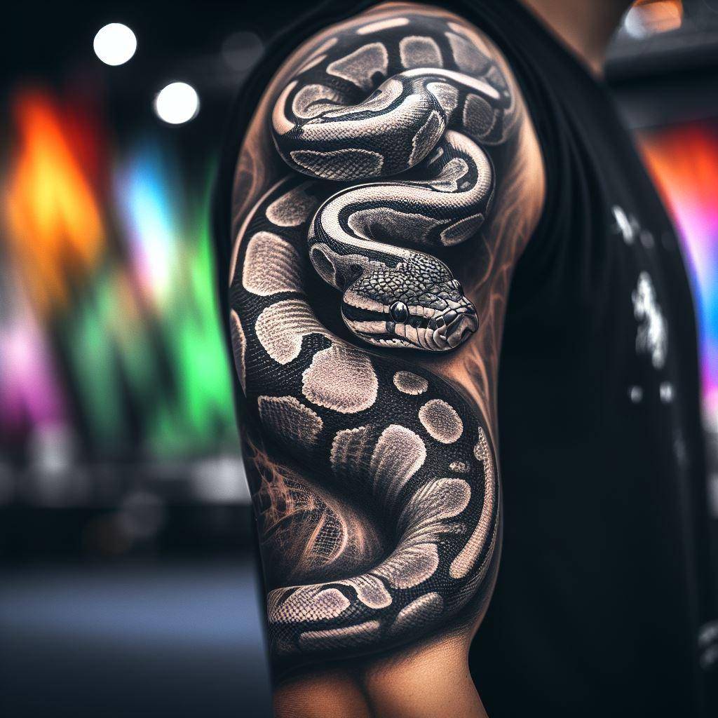 Ultimate Ball Python Tattoo Designs Now