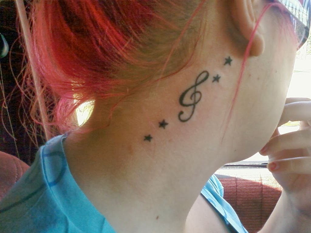 Womens Neck Tattoos Designs